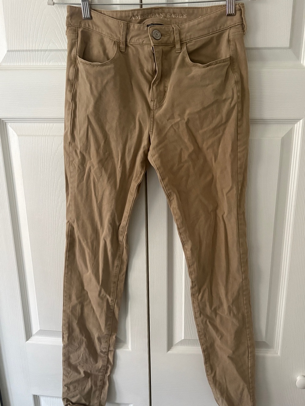 American Eagle Outfitters Skinny Pants in Tan